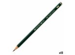 FABER-CASTELL 119011 Bleistift Castell 9000 H,12Er