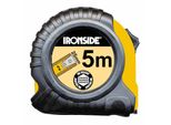 Ironside 150-213 Metro A Rullo Con Arresto 8 M Nastro Da 25 Mm, Custodia Gommata, Giallo/Nero