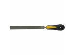 Ironside 137-055 Lima Piatta 250 Mm Taglio2 Impugnatura Bicomponente, Grigio/Nero/Giallo