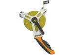 Ironside 150-222 Metro A Nastro In Acciaio 50 M/ 13 Mm Impugnatura A 2 Componenti, Nero/Arancio/Giallo