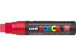 Marcatore Uni-Ball Posca Uni PC-17K 1 Pz. Punta A Scalpello Rosso