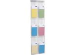 Espositore A Parete Helit Placativ, 6 Cartelle Din Lunghe
