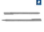 Staedtler® 334-82 Penna A Punta Fine Triplus® - 0,3 Mm, Grigio Argento
