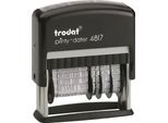 Timbro A Banda Di Parole Trodat Printy Dater 4817, Con Data, SB-