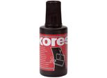 Kores Stempelfarbe, Inhalt: 27 Ml, Schwarz