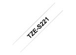 Brother | S221 | Laminato | Termico | Nero Su Bianco | Rotolo (0,9 Cm X 8 M)