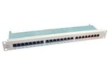Value Kat.6 48,30Cm (19")-Patchpanel, 24 P, Geschirmt, Grau (26.99.0354)"