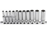 Bgs Set Di Chiavi A Bussola Esagonali A Trazione Profonda A Trazione Quadrata 6,3 Mm (1/4") Pollici Dimensioni 11 Pezzi - 2429"