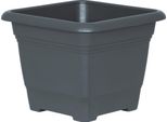 Fioriera Nora Antracite 28 Cm Quadrato - Plastica