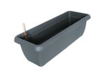 Fioriera Geli Aqua Andalucia Antracite 60 Cm Con Sistema Di Irrigazione - Plastica