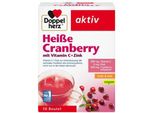 Doppelherz Hot Cranberry - Vitamina C E Zinco Per Sostenere La Normale Funzione Immunitaria - 10 Bustine