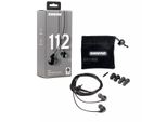 Shure SE112-GR Cuffie Cablate Intrauricolari Per Chiamate/Musica Nero Grigio