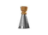 Boska 320115 Mini Grattugia Da Tavolo 'Legno Di Quercia' In Acciaio Inox E Legno Di Quercia, Ø 8,5 X 15 Cm, Argento