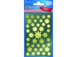 Avery Zweckform 52804 Zdesign Adesivo Natalizio "Stelle"" Oro"