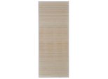 Vidaxl Tappeto Bamboo Naturale Rettangolare 80X300 Cm