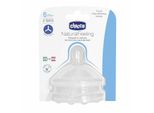 Chicco Naturalfeeling Tettarella Fast Flow 6M+ 2 Unità