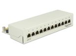 Delock Desktop Patchpanel 12 Port Cat.6 Grau (87292)