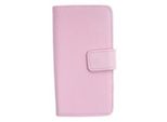 Custodia A Libro Per Telefono Cellulare Per Htc M4 Mini In Pelle Rosa 4250710542529