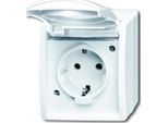 BUSCH-JAEGER Steckdose 1F Aws Mt Ocean Ap Klappd IP44