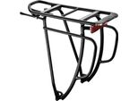 Racktime 102080-002 Portapacchi Sistema Shine Evo 26/28 Tour, Alluminio, Circa 765 G, Nero