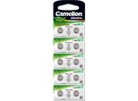 Camelion Batteria Alcalina AG10 0% Mercurio/Hg 10 Pz - Batteria - Lr 54/V10GA