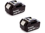 Confezione 2 Batterie 18V Li-Ion Lxt (2X5,0 Ah) BL1850B - Makita 197288-2