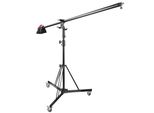 Treppiede A Braccio Walimex Pro Con Rotelle E Contrappeso Nero, Treppiede Regolabile In Altezza Da 140 A 450 Cm, Treppiede Per Telecamera Con Braccio Di Estensione Da 290 Cm, Ruotabile E Inclinabile Anche Per Attrezzature Pesanti