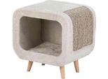 Caverna Alicia 48 × 48 × 38 Cm Grigio Chiaro/Grigio Melange