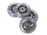 Set Di Ruote Trasparenti Inpoliuretano72X24 + Cuscinetti ABEC7 Nils Extreme