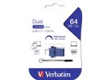 Verbatim Store N Go 64 Gb Doppia Unità Usb 3.0 / Usb C