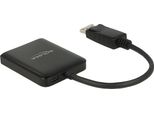 Delock 87720 Delock Dp 1.2 Splitter Dp In > 2Xhdmi Out 4K 30Hz Schwarz