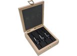Famag 3577 Set Di 4 Pezzi Per Svasare Il Trapano Da 4, 5 E 6 Mm + Arresto Di Profondità, In Scatola Di Legno
