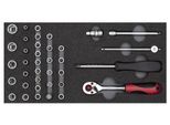 Gedore Red R22150006 Set Di Chiavi A Bussola 1/4" 2/6 Ct Modulo 37 Pezzi, 3301705"