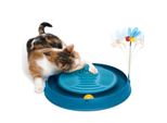 Catit Play-N-Scratch Con Tappetino Massaggiante - Blu