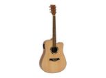 Dimavery JK-500 Westerngitarre, Cutaway, Natur (26231388)