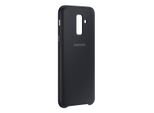 Samsung Black Dual Layer Cover Compatibile Con Galaxy A6 Plus (2018)