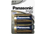 Panasonic Batteries Panasonic Battery Everyday Power LR20EPS/2B