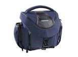 Borsa Fotografica Mantona Premium Blu Con Accesso Rapido E Ampio Spazio Di Archiviazione