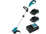Makita UR100DWAE Decespugliatore/Tagliabordi A Batteria Da 26 Cm Nero, Blu, Metallizzato