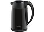 Bosch | Bollitore | Designline TWK3P423 | Elettrico | 2400 W | 1,7 L | Acciaio Inox | Base Girevole A 360° | Jet Black Lucido
