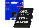 Goodram Microsdxc 128GB Classe 10 UHS-I + Adattatore