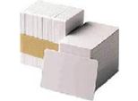 Zebra Card In Plastica, Hico, 500 Pezzi Card In Plastica Con Banda Magnetica, Hico, 0,76 Mm, Spessore: 30Mil, Unità Di Imballaggio: 500 Pezzi, Colore: Bianco (104523-113)