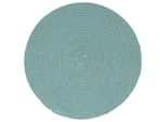 Vidaxl Tovagliette 6 Pz. Verde 38 Cm Rotondo Cotone