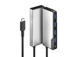 Alogic UCFUUA-SGR Alogic Adapter USB-C Fusion Swift 4In1 Hub Grau