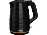 Adler | Bollitore | Ad 1277 | Standard | 2200 W | 1,7 L | Plastica | Base Girevole A 360° | Nero