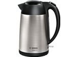 Bosch TWK3P420 Bollitore Elettrico 1,7 L 2400 W Nero, Acciaio Inossidabile