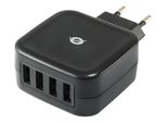 Conceptronic LadegeräT 4Port 4Xusb-A 25W Sw