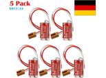 5Pcs Maxell ER17/33 3.6V 1600Mah Batteria Plc Con Connettore Per Omron 3G2A9-BAT0