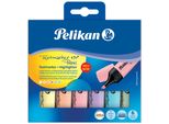 Pelikan 817325 6 Pelikan 490 Textmarker Farbsortiert