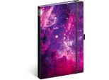 Taccuino Con Elastico Foderato - Taccuino Per Donne E Ragazze Adolescenti - Diario Per La Scuola E Il Lavoro (Galaxy)